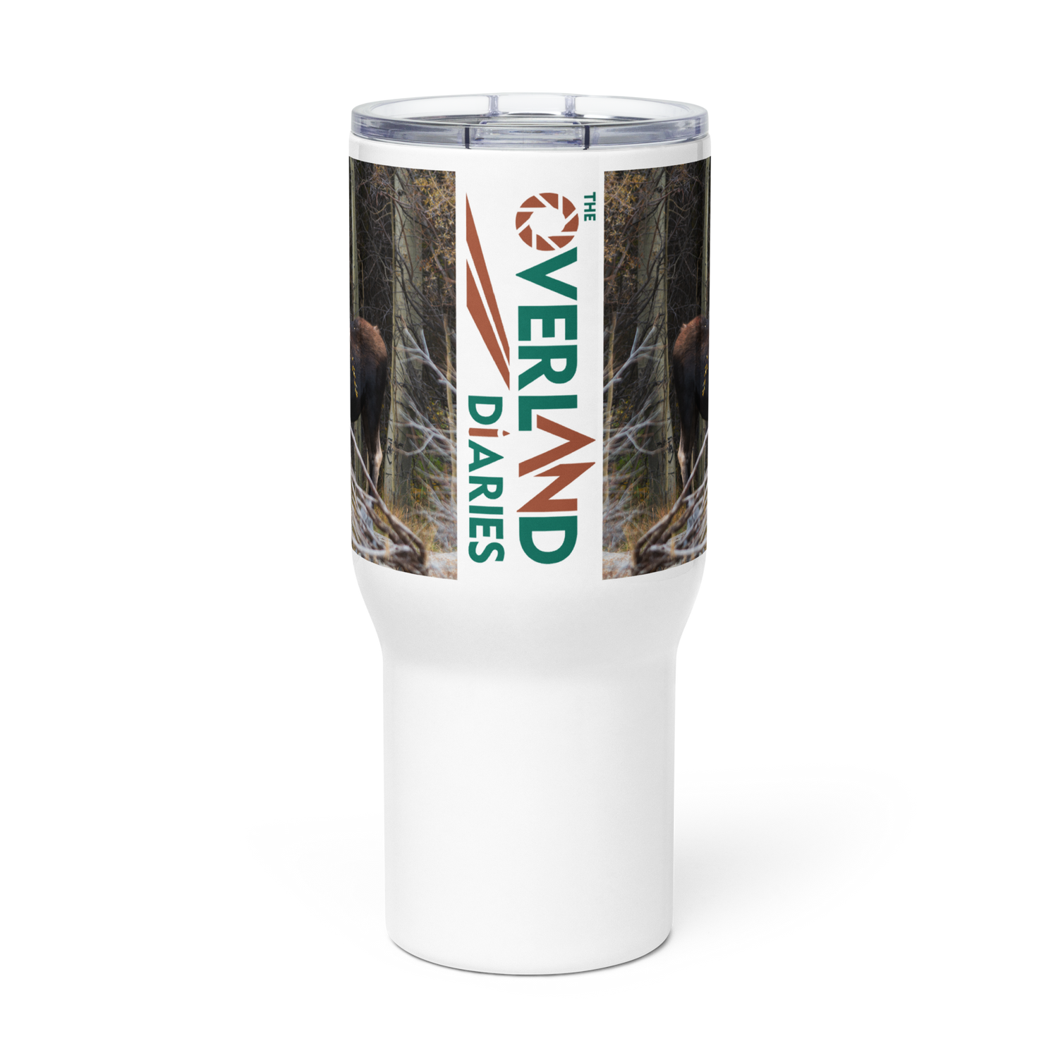 Moose Travel mug with a handle