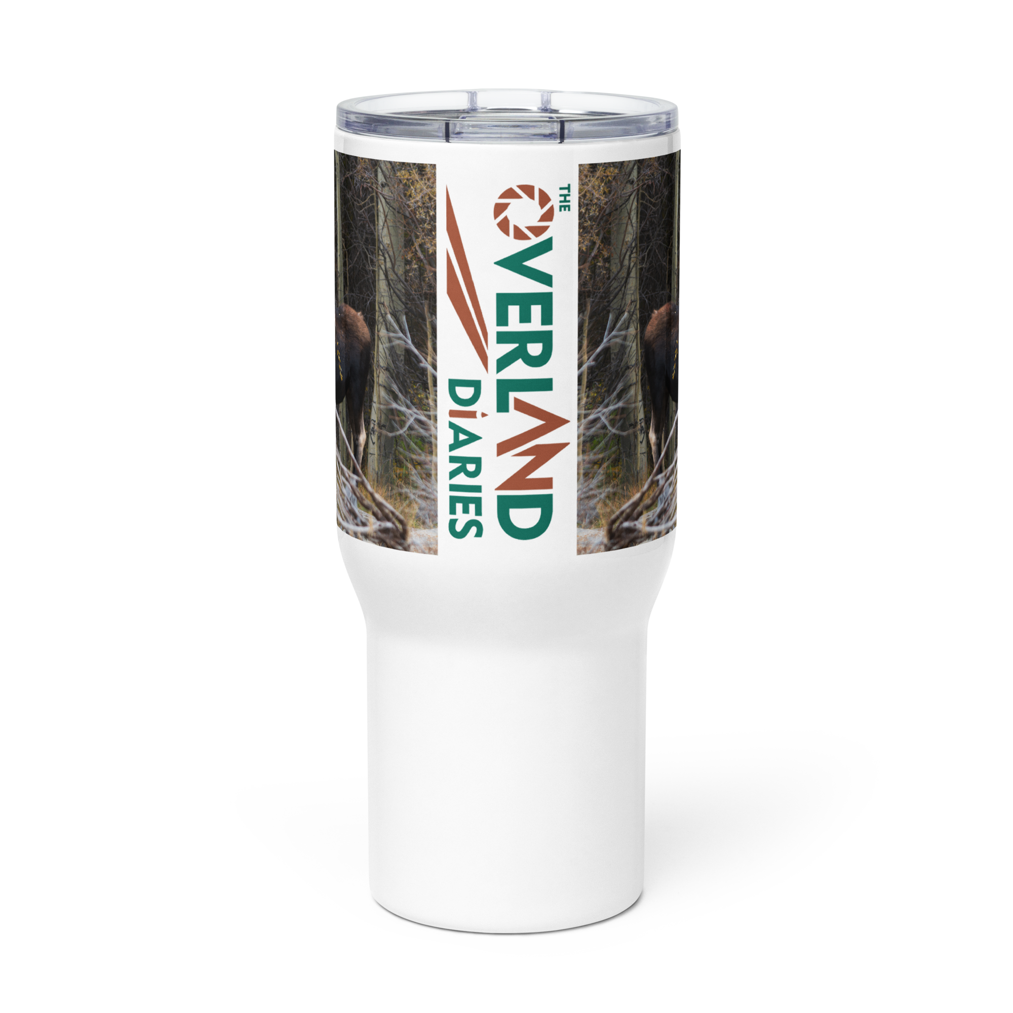 Moose Travel mug with a handle