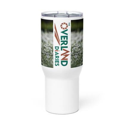 White-crowned Sparrow Travel mug with a handle