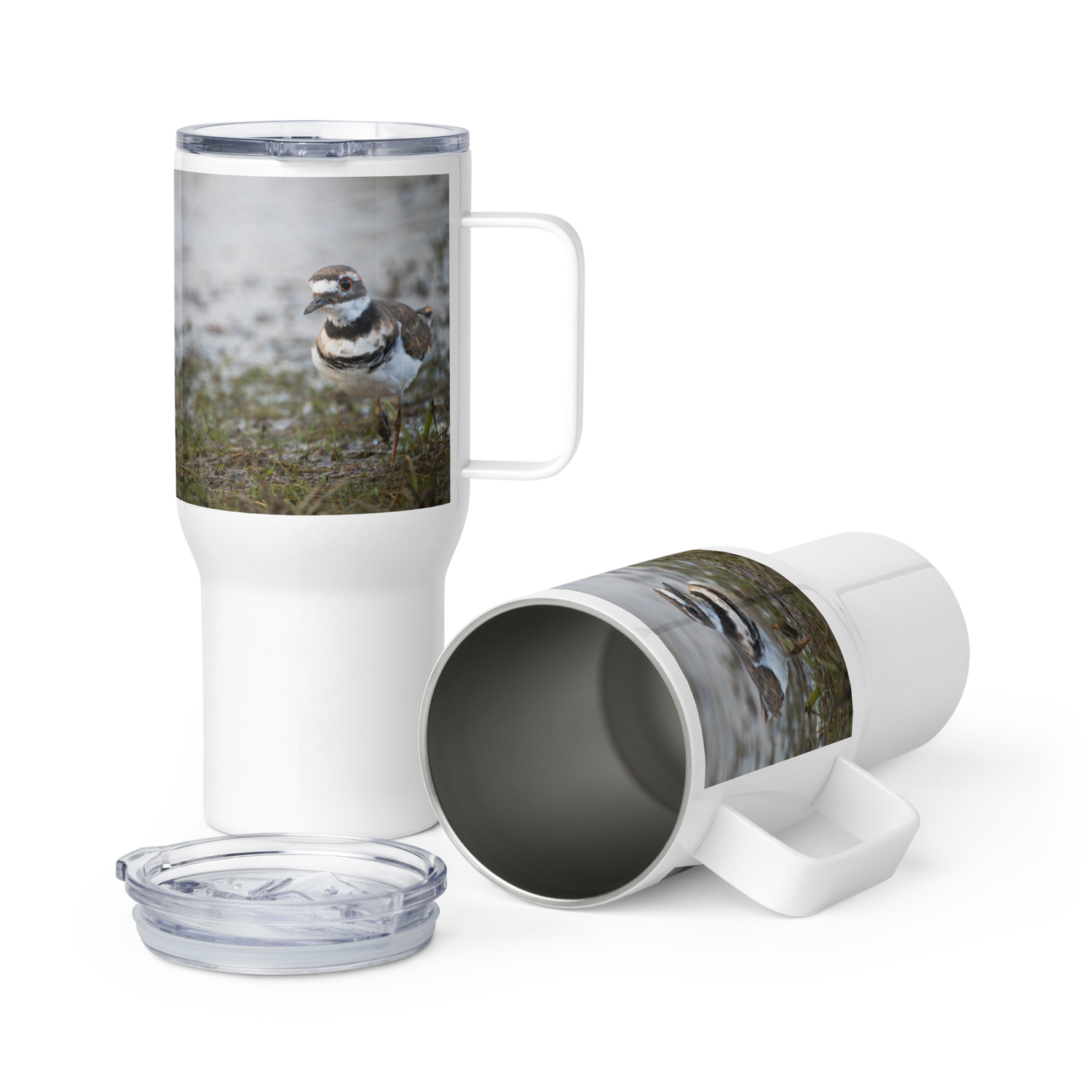 Killdeer Travel mug with a handle