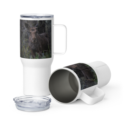 Moose Travel mug with a handle