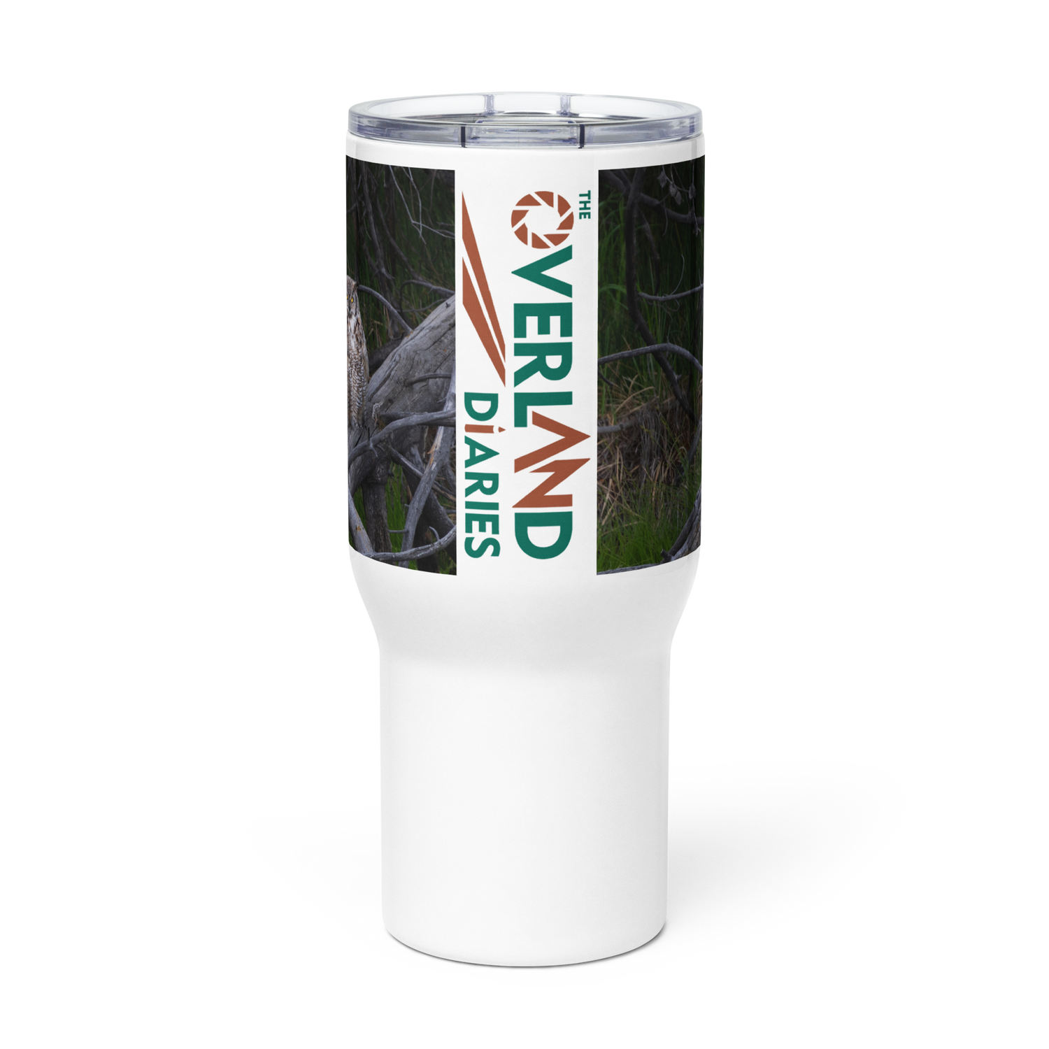 Owl Travel mug with a handle