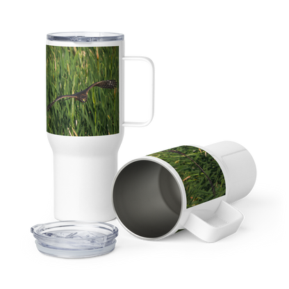 Northern Harrier Travel mug with a handle
