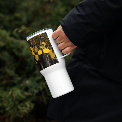 Fall Leaves Travel mug With a Handle