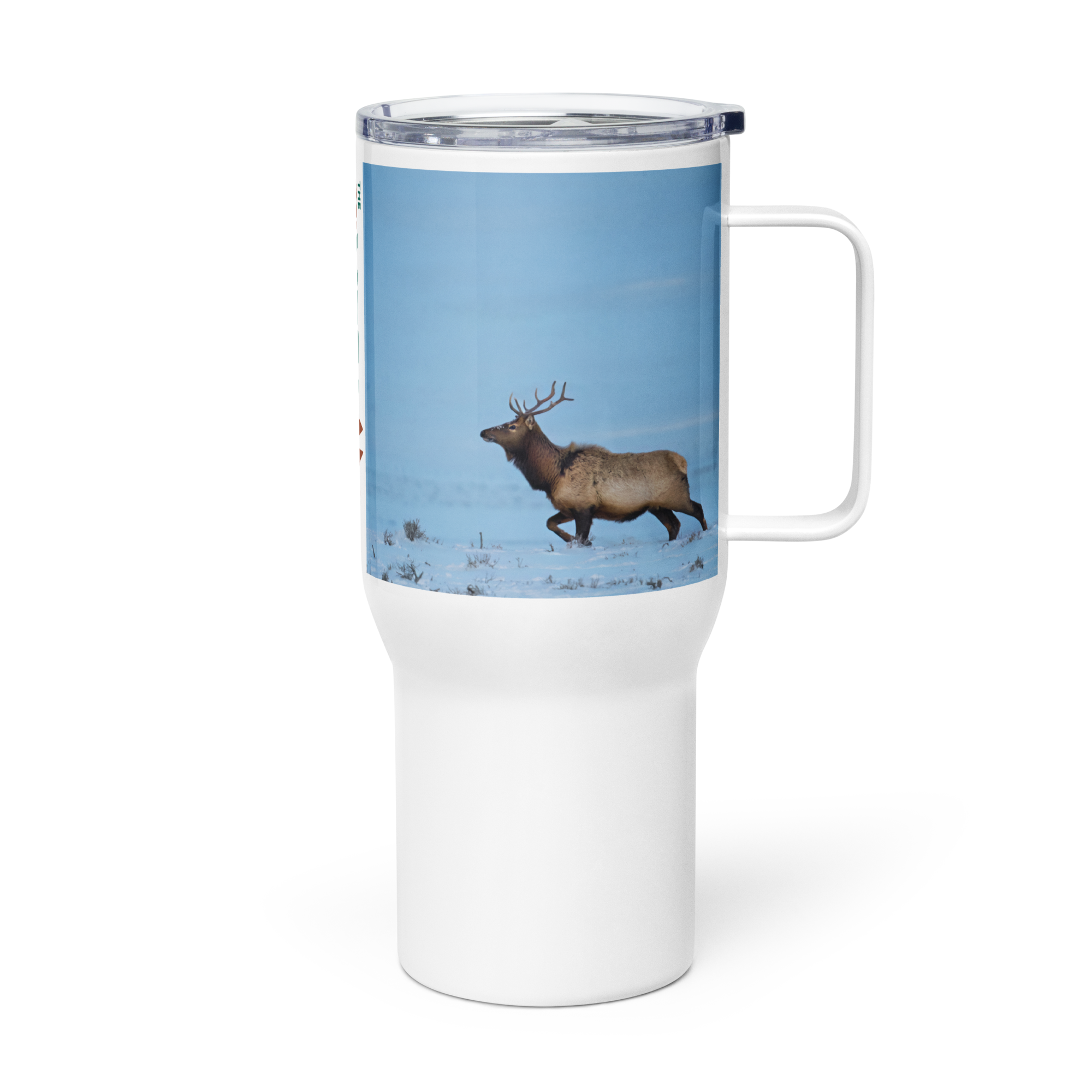 Experience the Magic of Elk Mornings: The Travel Mug that Brings Wyoming’s Wilderness to Life