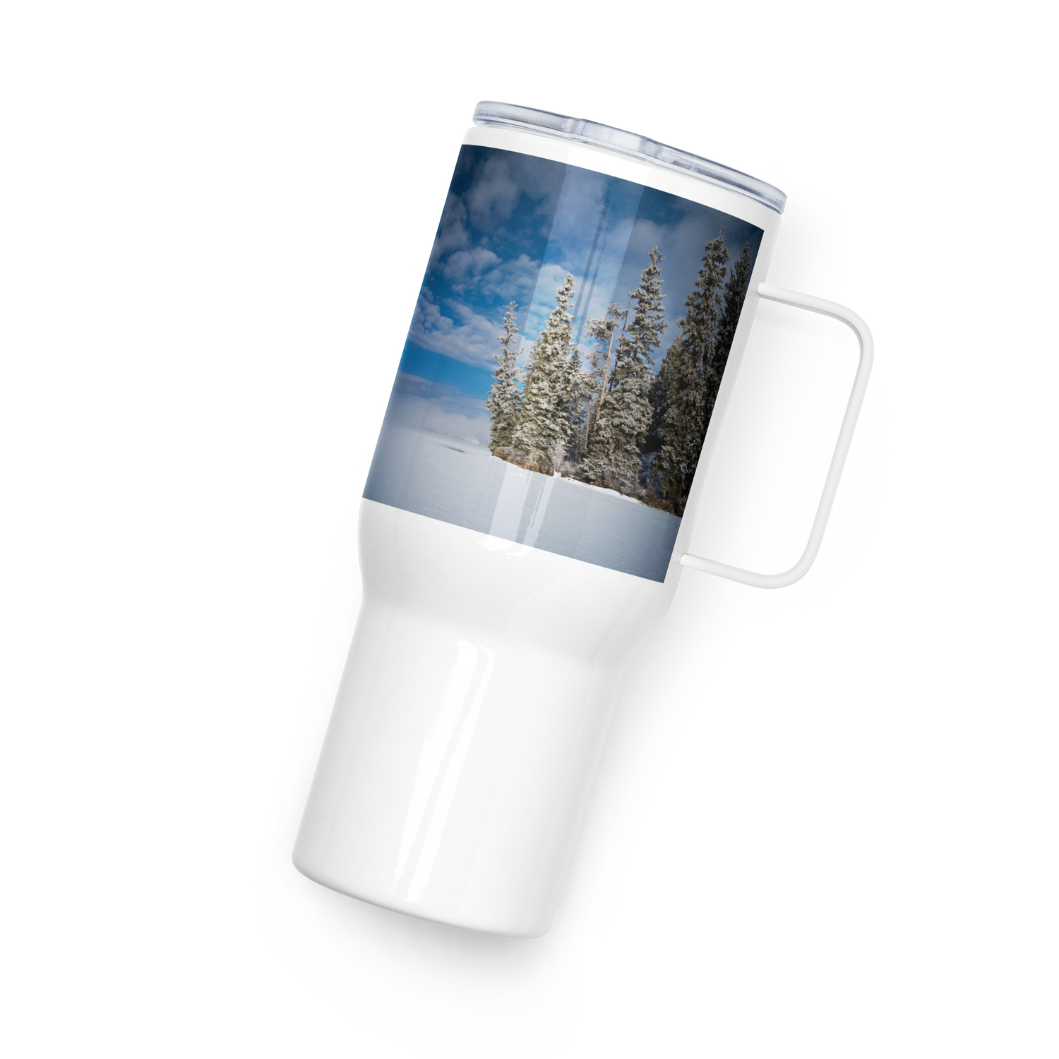 A Christmas Eve Sunrise: The Travel Mug for Moments of Reflection and Tranquility