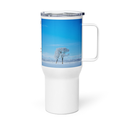 Winter Wonderland Travel mug with a handle