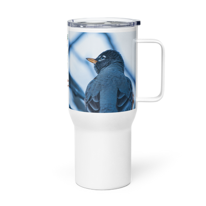 Robin Travel mug with a handle