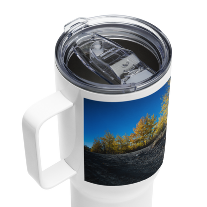 Fall Scenery Travel mug With a Handle