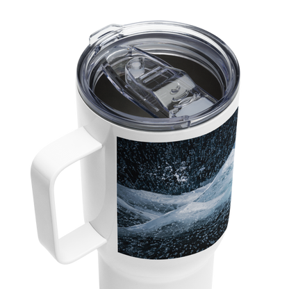 Frozen lake Travel mug With a Handle
