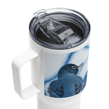 Robin Travel mug with a handle