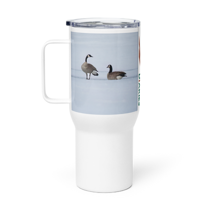 Canada Geese Travel mug with a handle