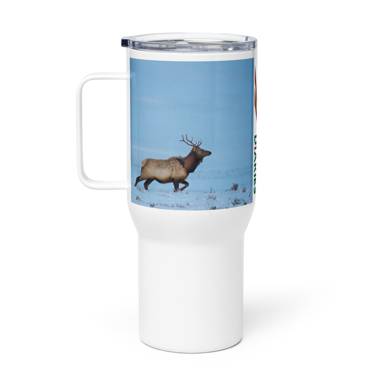 Experience the Magic of Elk Mornings: The Travel Mug that Brings Wyoming’s Wilderness to Life