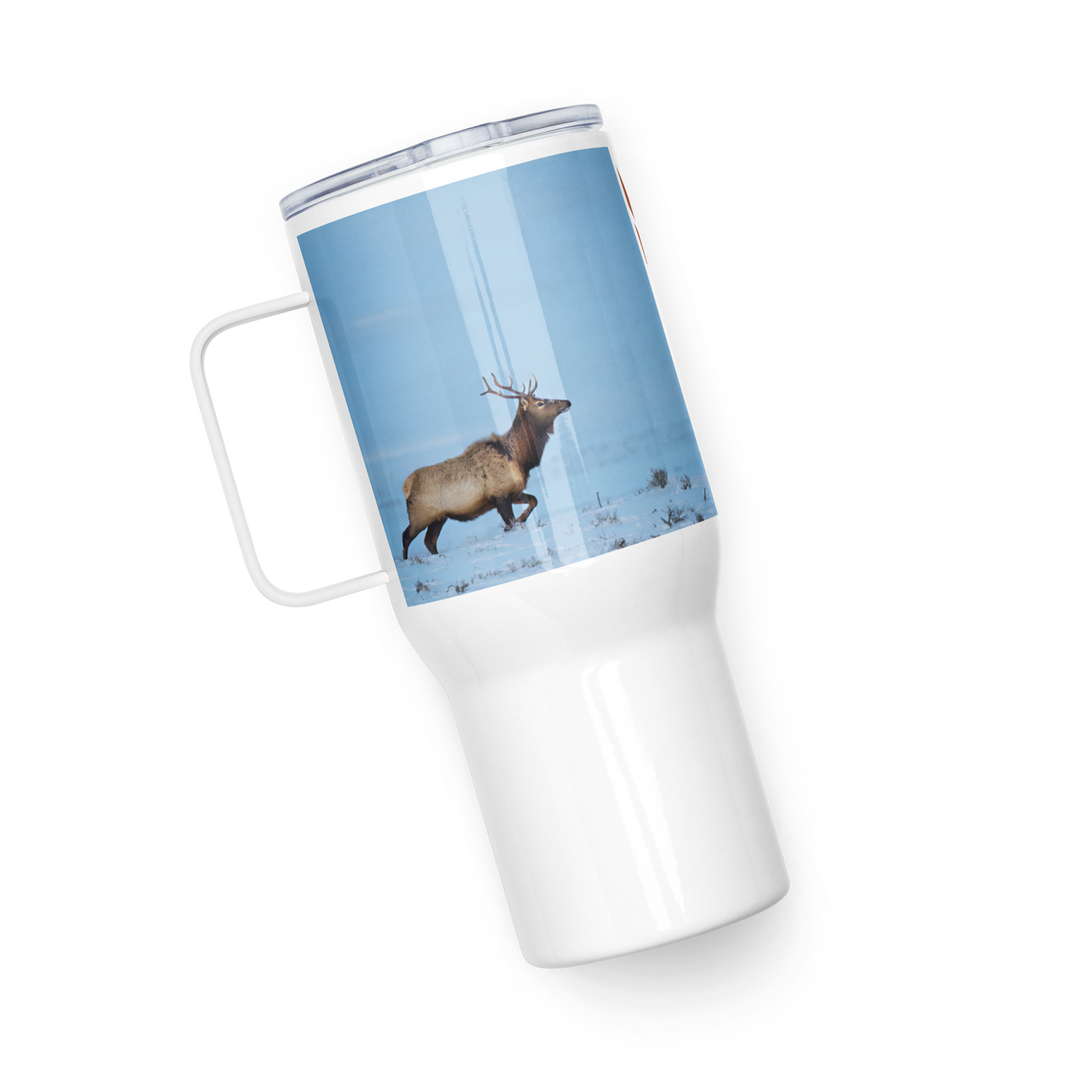 Experience the Magic of Elk Mornings: The Travel Mug that Brings Wyoming’s Wilderness to Life