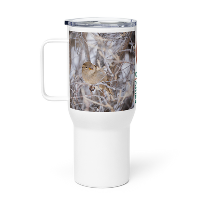 Capture Winter’s Beauty: The Travel Mug for Birdwatching and Snowy Adventures