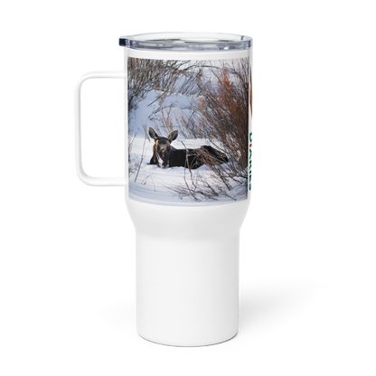 Moose Travel mug with a handle