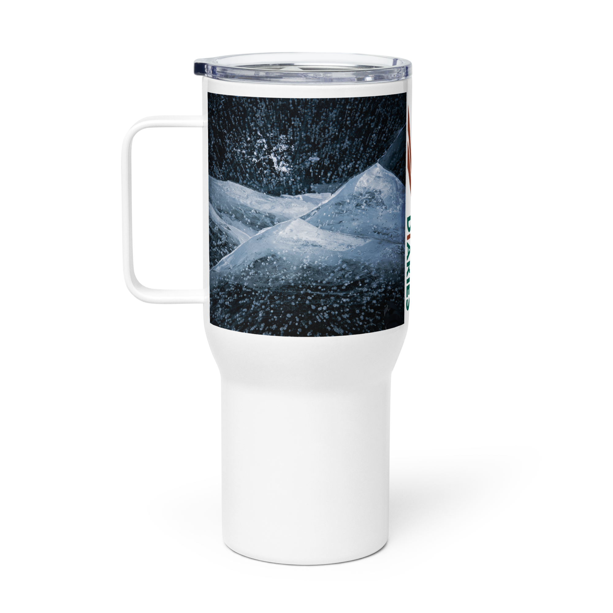 Frozen lake Travel mug With a Handle