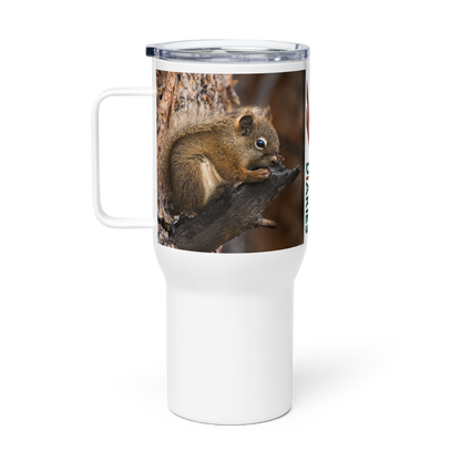 Squirrel Travel mug with a handle