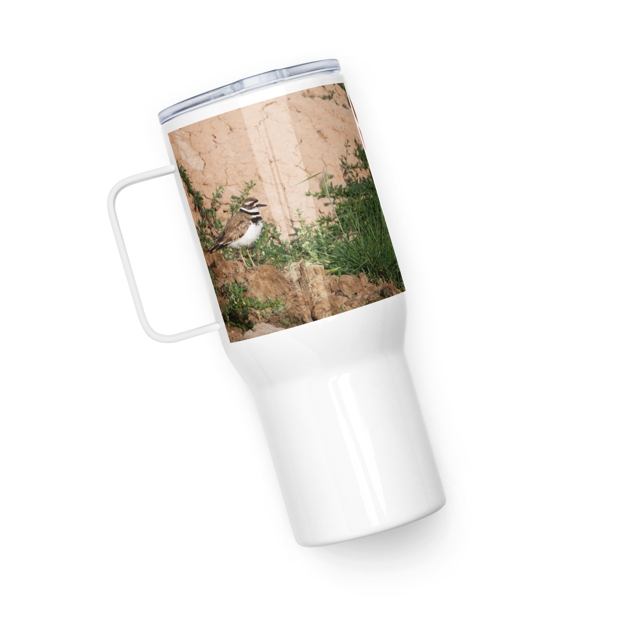 Killdeer Travel mug with a handle
