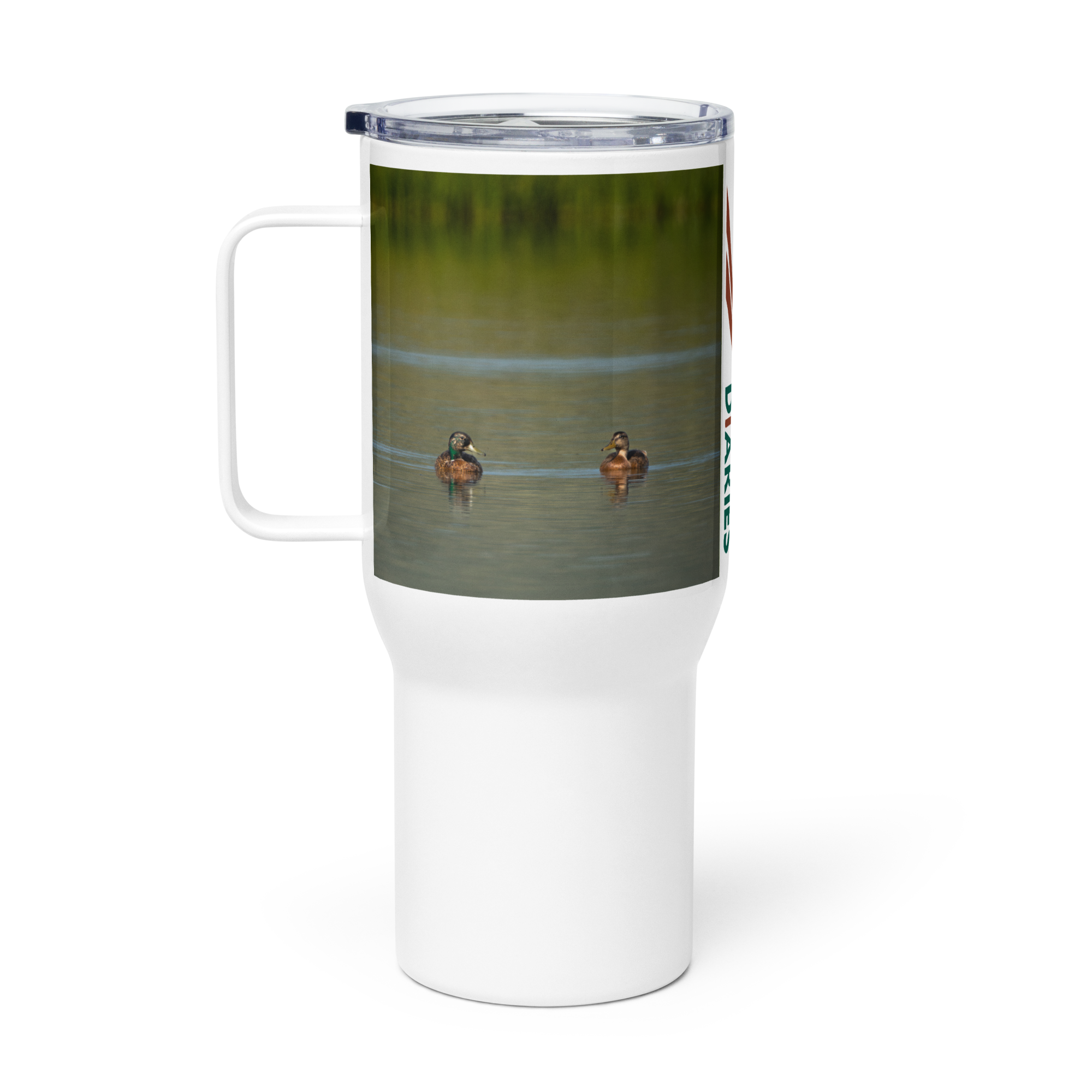 Ducks Travel mug with a handle