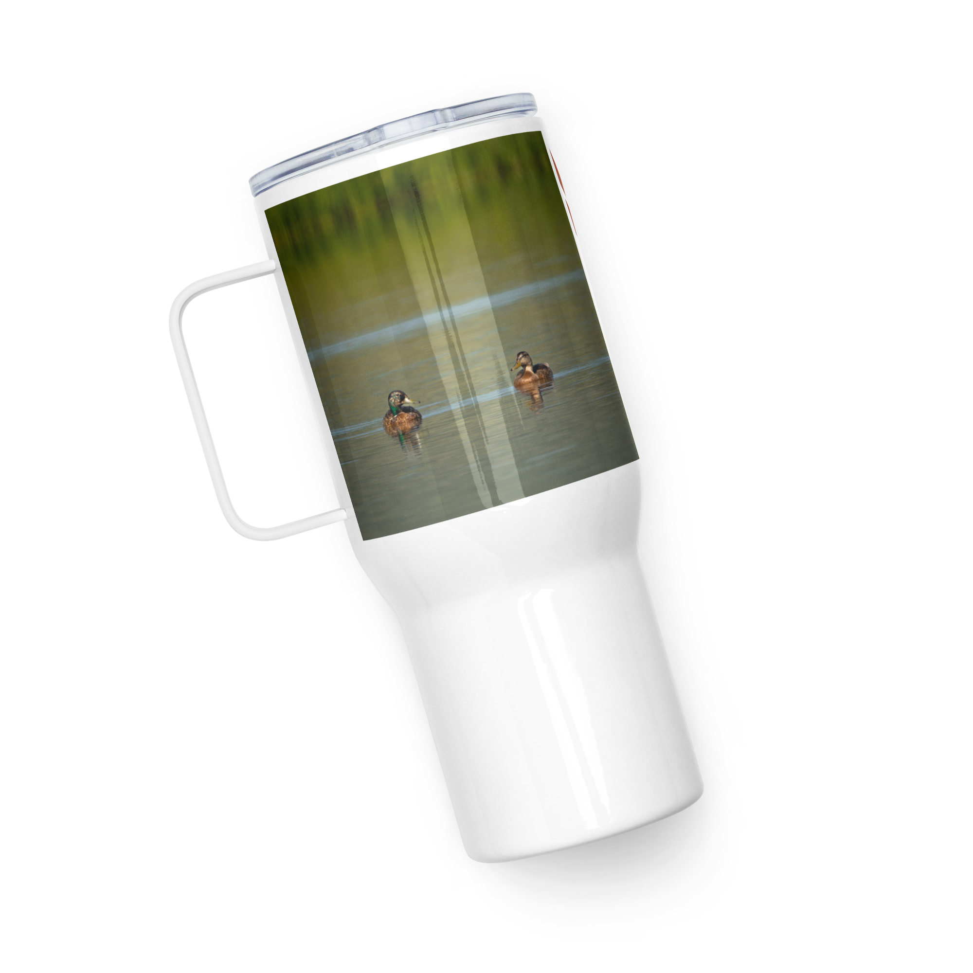 Ducks Travel mug with a handle