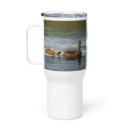 Duck Family Travel mug with a handle