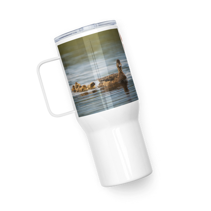 Duck Family Travel mug with a handle