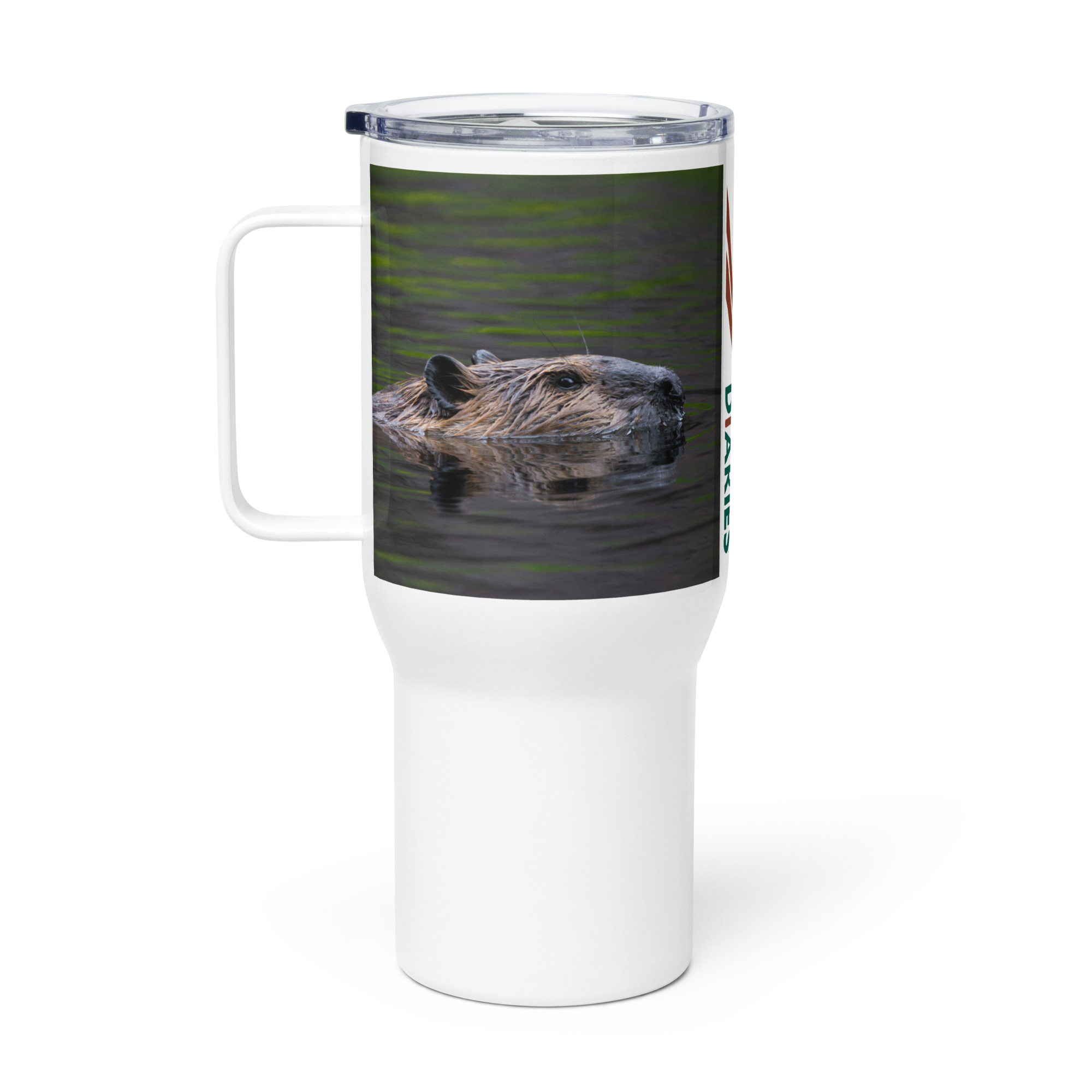 Beaver Travel mug with a handle