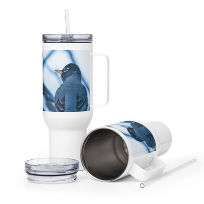 Robin Travel mug with a handle