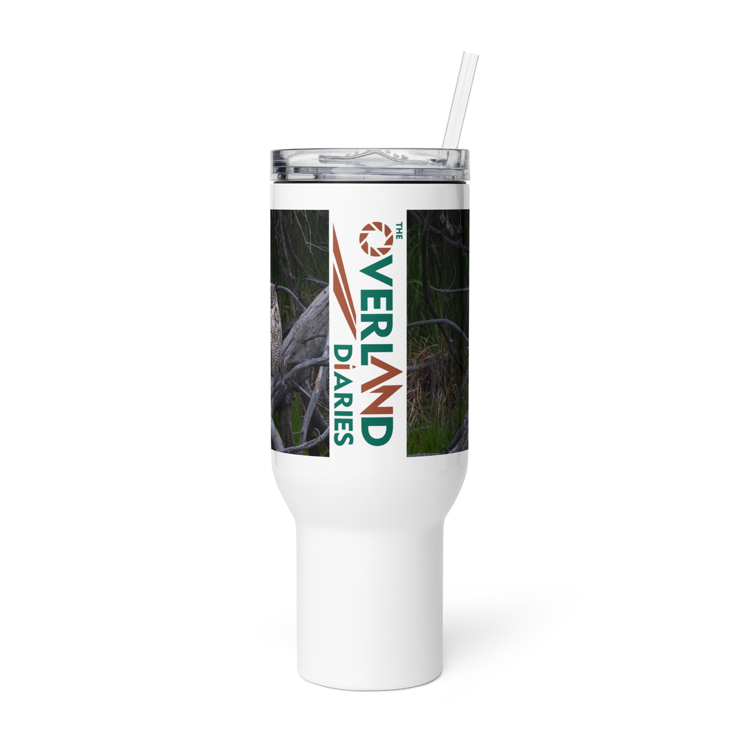 Owl Travel mug with a handle