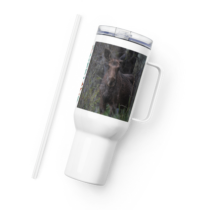 Moose Travel mug with a handle