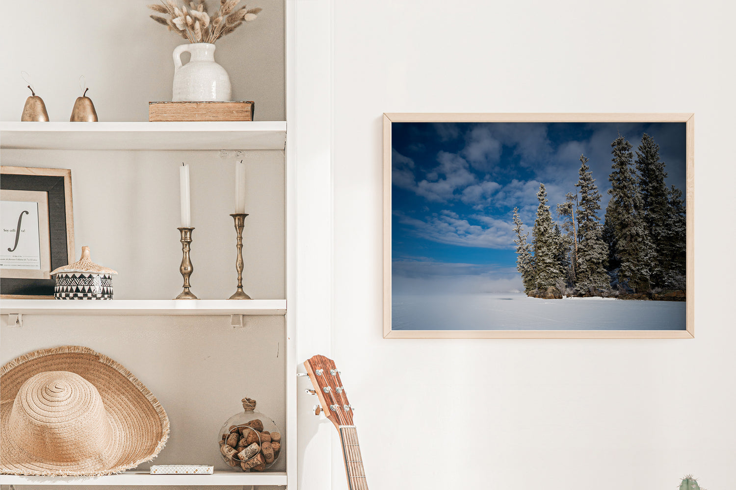 Wyoming Winter Landscape.