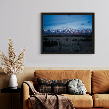 Grand Tetons Art Print: Capturing the Majestic Peaks at Sunrise