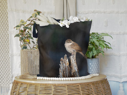 Wren All-Over Print Large Tote Bag