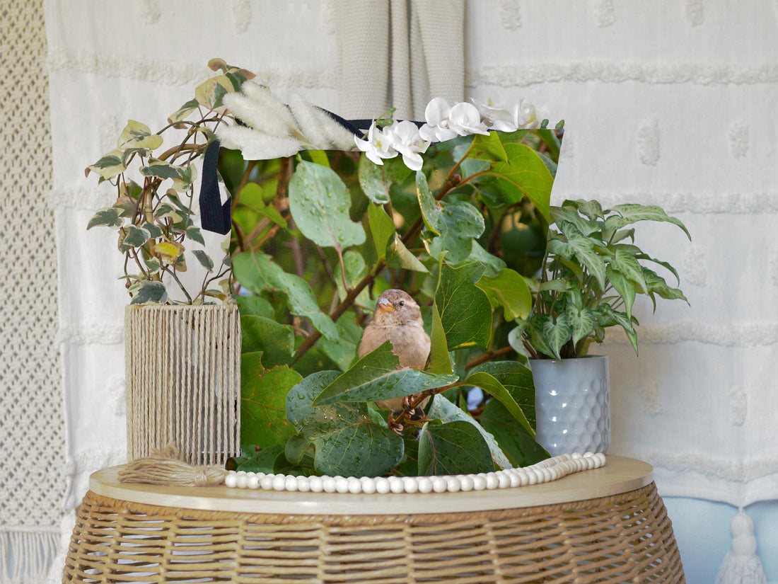 Common Sparrow Large Tote Bag