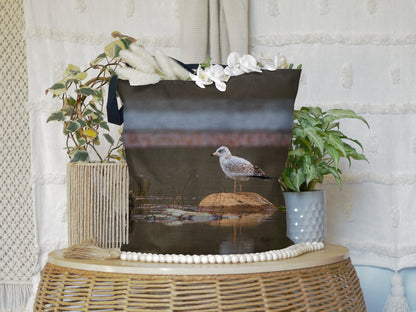 Ring Billed Seagull All-Over Print Large Tote Bag