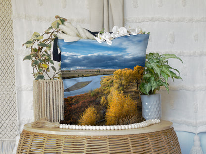 Fall Landscape All-Over Print Large Tote Bag