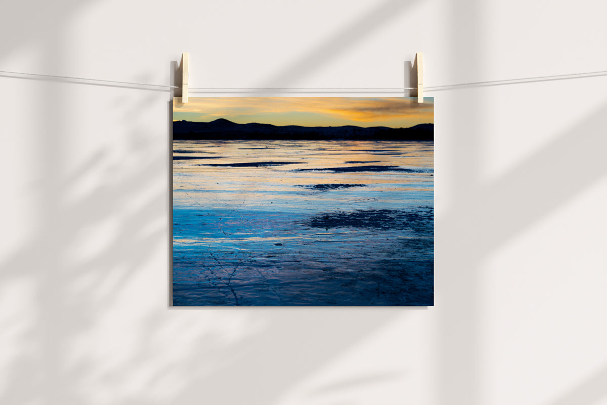 Frozen Lake Wall Art: A Captivating Winter Scene