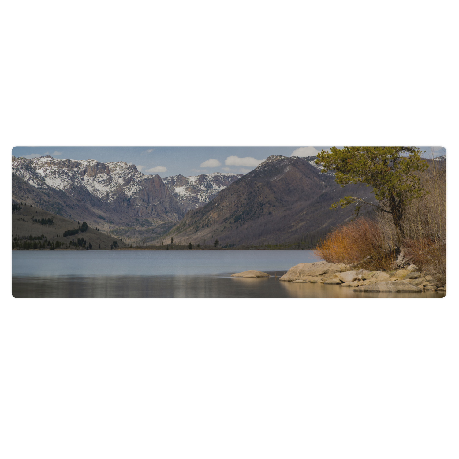 New Fork Lake, Wyoming Yoga mat