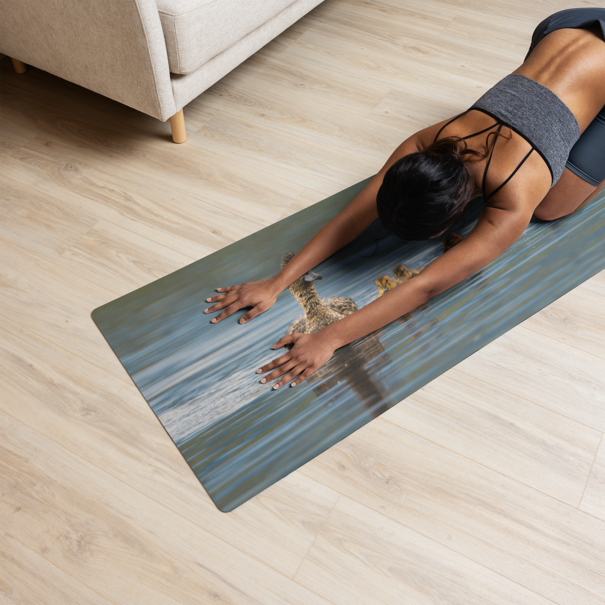 Duck Family Yoga mat