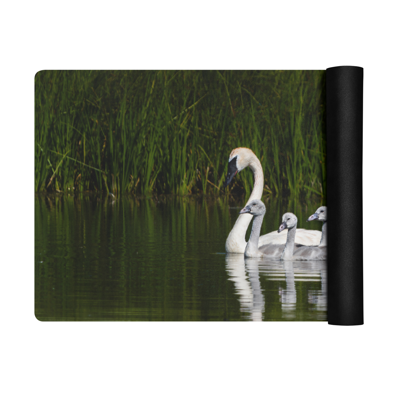 Swan Family Yoga mat