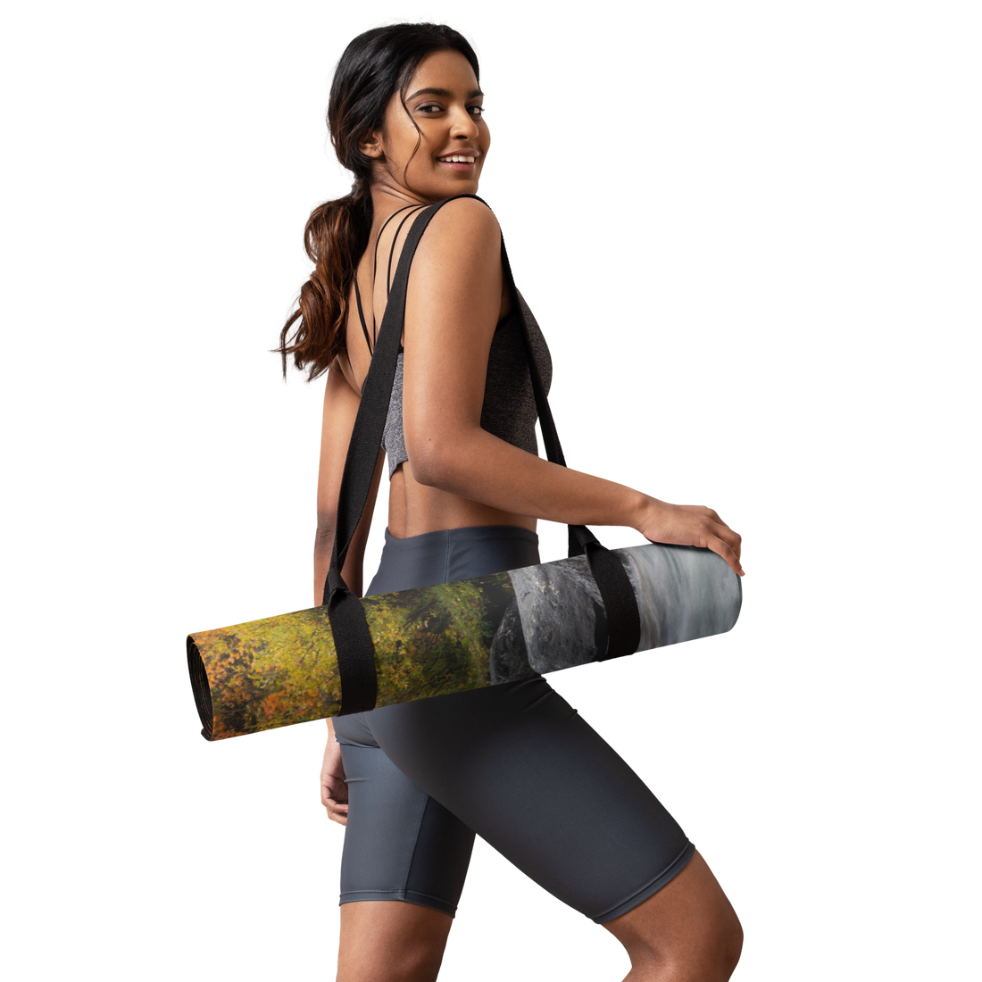 Green River at Fall Yoga mat