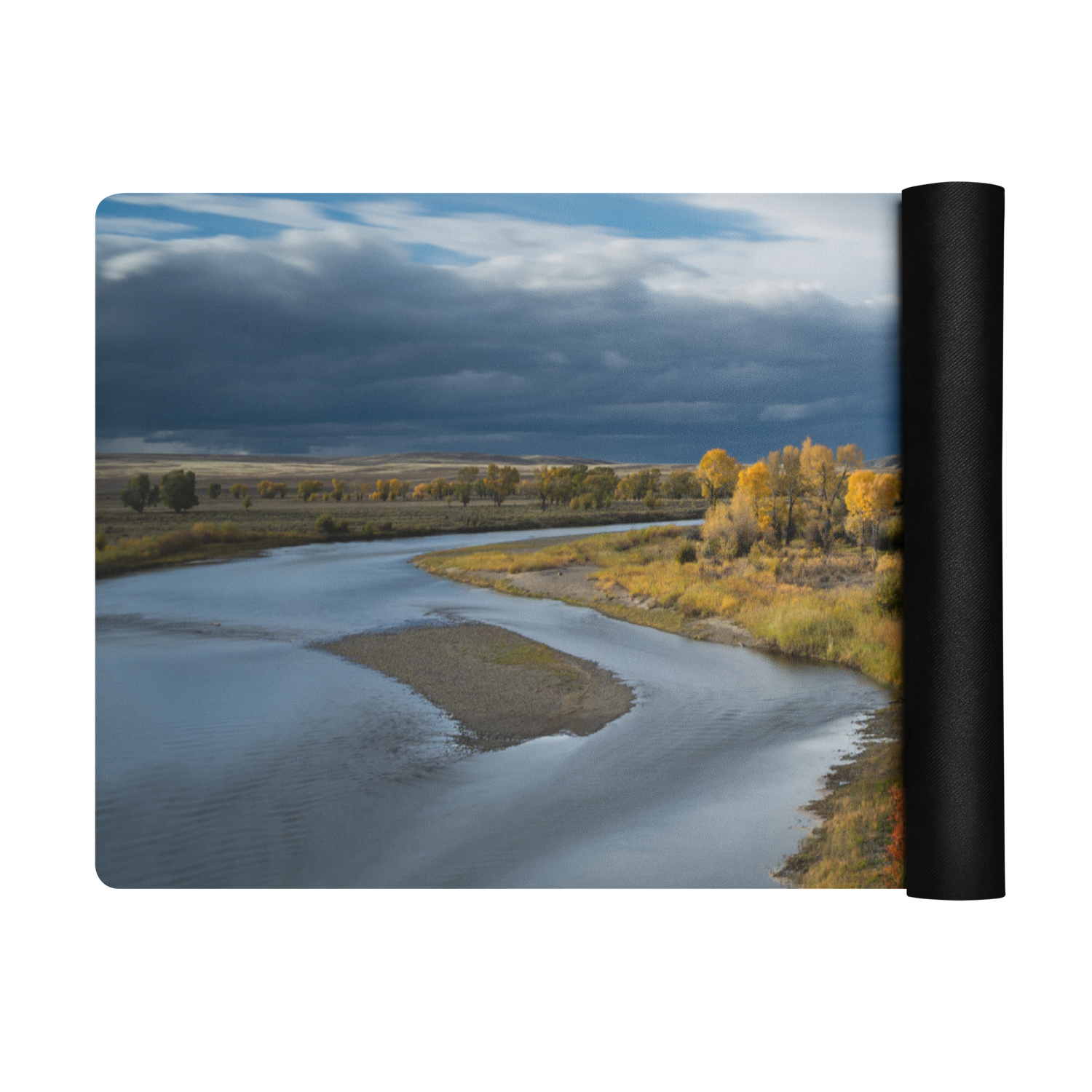 Fall Landscape Yoga mat