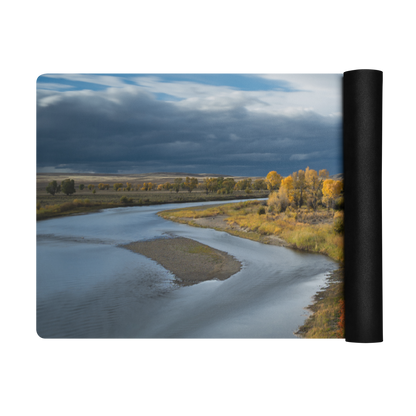 Fall Landscape Yoga mat