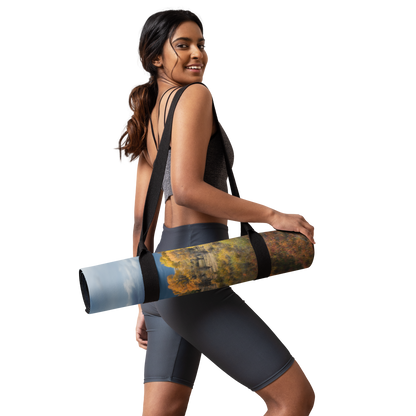 Fall Landscape Yoga mat