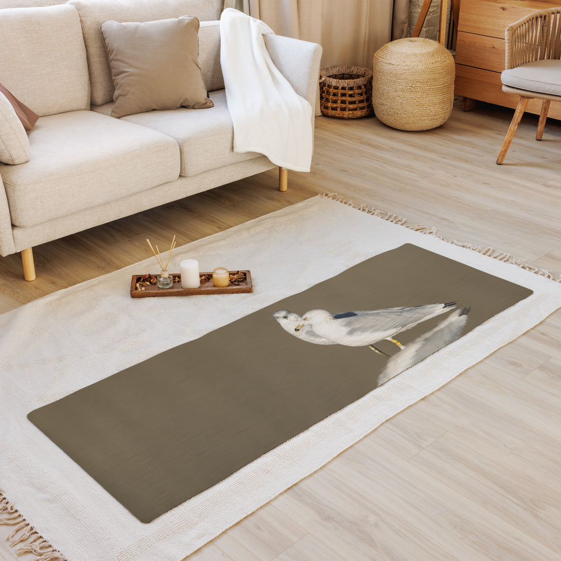 Ring Billed Gulls Yoga mat