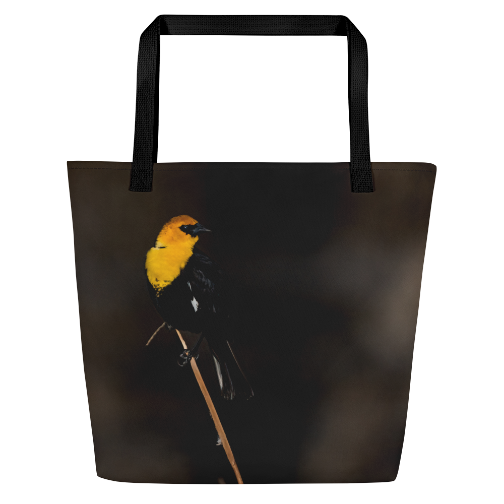 Yellow Headed All-Over Print Large Tote Bag - The Overland Diaries