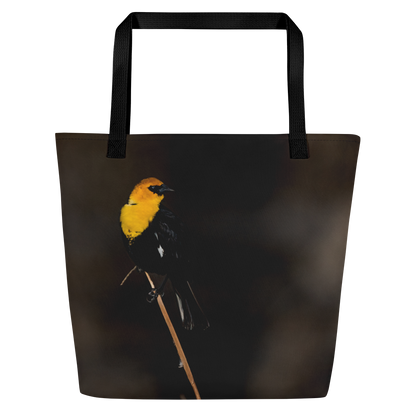 Yellow Headed All-Over Print Large Tote Bag - The Overland Diaries