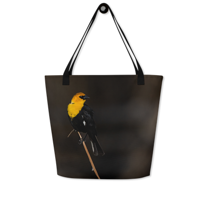 Yellow Headed All-Over Print Large Tote Bag - The Overland Diaries