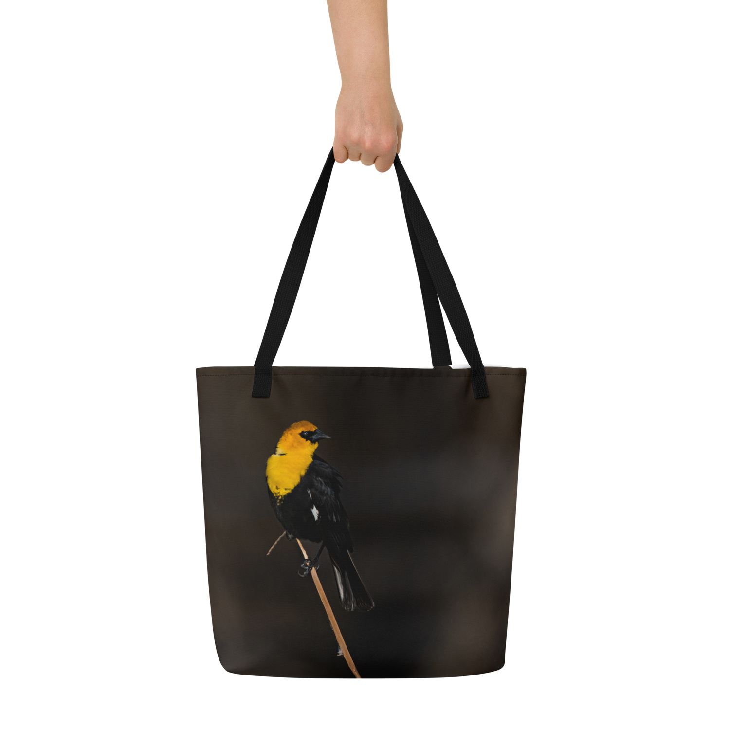 Yellow Headed All-Over Print Large Tote Bag - The Overland Diaries